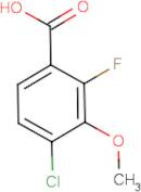 4-Chloro-2-fluoro-3-methoxybenzoic acid