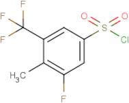 3-Fluoro-4-methyl-5-(trifluoromethyl)benzenesulfonyl chloride