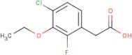 4-Chloro-3-ethoxy-2-fluorophenylacetic acid