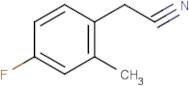 4-Fluoro-2-methylphenylacetonitrile