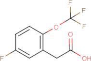 5-Fluoro-2-(trifluoromethoxy)phenylacetic acid