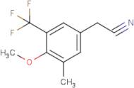 4-Methoxy-3-methyl-5-(trifluoromethyl)phenylacetonitrile