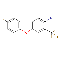 4-(4-Fluorophenoxy)-2-(trifluoromethyl)aniline