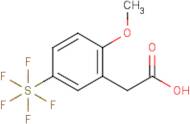 2-Methoxy-5-(pentafluorosulfur)phenylacetic acid