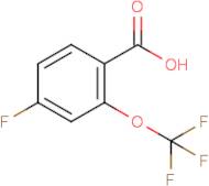 4-Fluoro-2-(trifluoromethoxy)benzoic acid