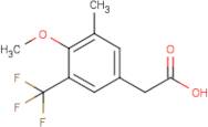 4-Methoxy-3-methyl-5-(trifluoromethyl)phenylacetic acid