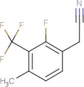 2-Fluoro-4-methyl-3-(trifluoromethyl)phenylacetonitrile
