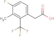 4-Fluoro-3-methyl-2-(trifluoromethyl)phenylacetic acid