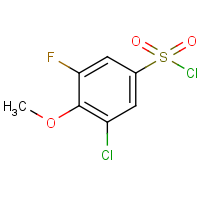 3-Chloro-5-fluoro-4-methoxybenzenesulfonyl chloride