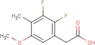 2,3-Difluoro-5-methoxy-4-methylphenylacetic acid