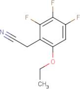 6-Ethoxy-2,3,4-trifluorophenylacetonitrile