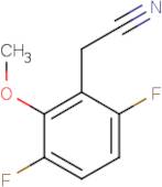 3,6-Difluoro-2-methoxyphenylacetonitrile