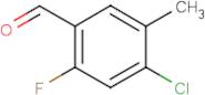 4-Chloro-2-fluoro-5-methylbenzaldehyde