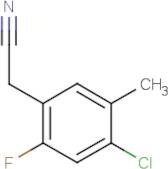 4-Chloro-2-fluoro-5-methylphenylacetonitrile