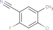 4-Chloro-2-fluoro-5-methylbenzonitrile