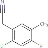 2-Chloro-4-fluoro-5-methylphenylacetonitrile