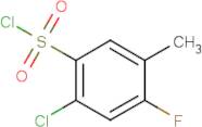 2-Chloro-4-fluoro-5-methylbenzenesulfonyl chloride