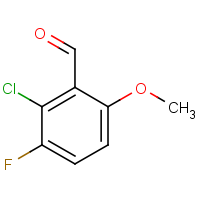 2-Chloro-3-fluoro-6-methoxybenzaldehyde