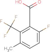 6-Fluoro-3-methyl-2-(trifluoromethyl)benzoic acid