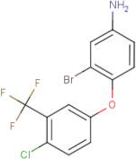 4-(4-Chloro-3-(trifluoromethyl)phenoxy)-3-bromoaniline