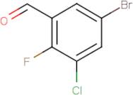 5-Bromo-3-chloro-2-fluorobenzaldehyde