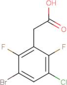 3-Bromo-5-chloro-2,6-difluorophenylacetic acid