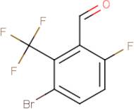 3-Bromo-6-fluoro-2-(trifluoromethyl)benzaldehyde