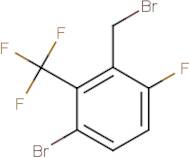 3-Bromo-6-fluoro-2-(trifluoromethyl)benzyl bromide