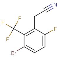 3-Bromo-6-fluoro-2-(trifluoromethyl)phenylacetonitrile