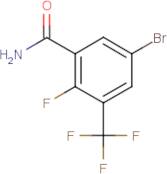 5-Bromo-2-fluoro-3-(trifluoromethyl)benzamide