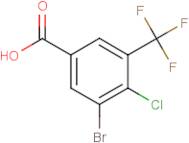 3-Bromo-4-chloro-5-(trifluoromethyl)benzoic acid