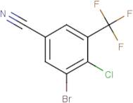 3-Bromo-4-chloro-5-(trifluoromethyl)benzonitrile