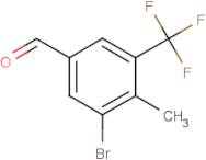 3-Bromo-4-methyl-5-(trifluoromethyl)benzaldehyde