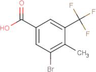 3-Bromo-4-methyl-5-(trifluoromethyl)benzoic acid