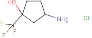 3-Hydroxy-3-(trifluoromethyl)cyclopentylammonium chloride