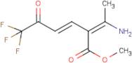 Methyl 2-(1-aminoethylidene)-6,6,6-trifluoro-5-oxohex-3-enoate