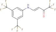 4-[3,5-di(trifluoromethyl)anilino]-1,1,1-trifluorobut-3-en-2-one