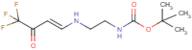 tert-butyl N-{2-[(4,4,4-trifluoro-3-oxobut-1-enyl)amino]ethyl}carbamate