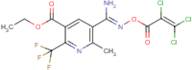 ethyl 5-(amino{[(2,3,3-trichloroallanoyl)oxy]imino}methyl)-6-methyl-2-(trifluoromethyl)nicotinate