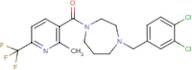 [4-(3,4-Dichlorobenzyl)homopiperazin-1-yl][2-methyl-6-(trifluoromethyl)pyridin-3-yl]methanone