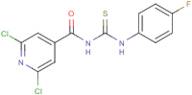 N-(2,6-Dichloroisonicotinoyl)-N'-(4-fluorophenyl)thiourea