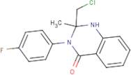 2-(chloromethyl)-3-(4-fluorophenyl)-2-methyl-1,2,3,4-tetrahydroquinazolin-4-one