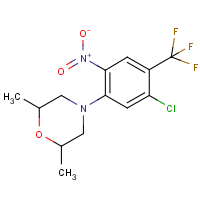 4-[5-Chloro-2-nitro-4-(trifluoromethyl)phenyl]-2,6-dimethylmorpholine