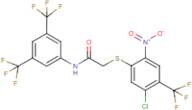 N1-[3,5-di(trifluoromethyl)phenyl]-2-{[5-chloro-2-nitro-4-(trifluoromethyl)phenyl]thio}acetamide