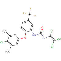 N-[2-(4-Chloro-3,5-dimethylphenoxy)-5-(trifluoromethyl)phenyl]-N'-(1,2,2-trichlorovinyl)urea