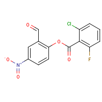 2-formyl-4-nitrophenyl 2-chloro-6-fluorobenzoate