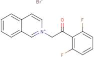 1-(2,6-difluorophenyl)-2-isoquinolinium-2-ylethan-1-one bromide