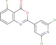 2-(2,6-dichloro-4-pyridyl)-5-fluoro-4H-3,1-benzoxazin-4-one