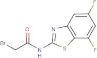 2-Bromo-N-(5,7-difluoro-1,3-benzothiazol-2-yl)acetamide