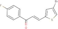 3-(4-bromo-2-thienyl)-1-(4-fluorophenyl)prop-2-en-1-one